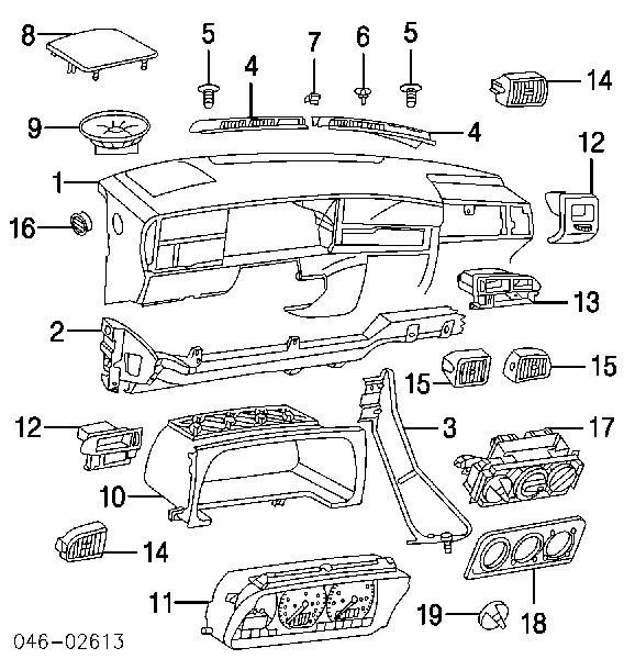 Пістон кліп кріплення жабо T31310 Signeda