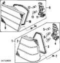 Плата заднього ліхтаря, контактна VOLVO 3534087