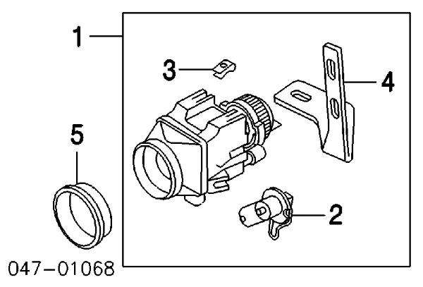 Фара протитуманна, права 8618588 Volvo