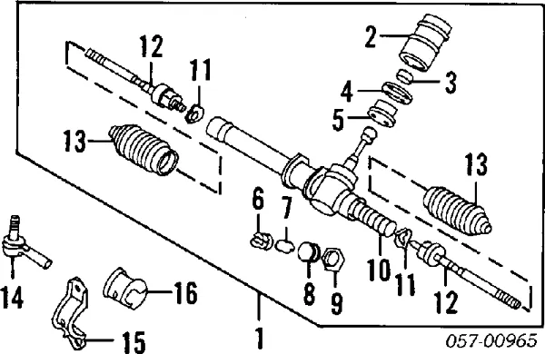 Рульова рейка MB870949 Chrysler