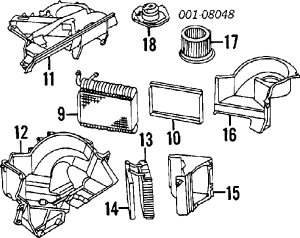 Фільтр салону Chevrolet Blazer S10
