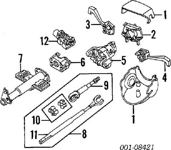 Корпус замка запалювання 7848743 General Motors
