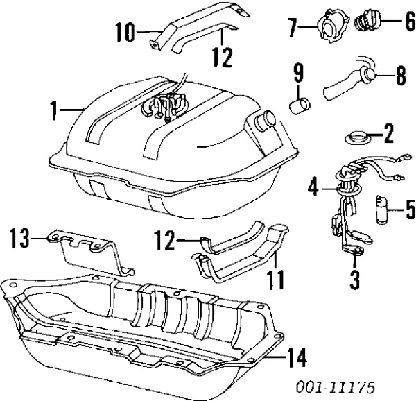 Бензонасос 25344816 General Motors