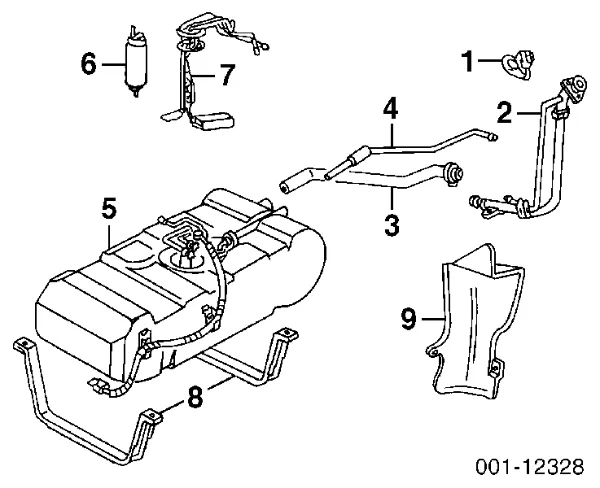 Бензонасос 25162589 General Motors