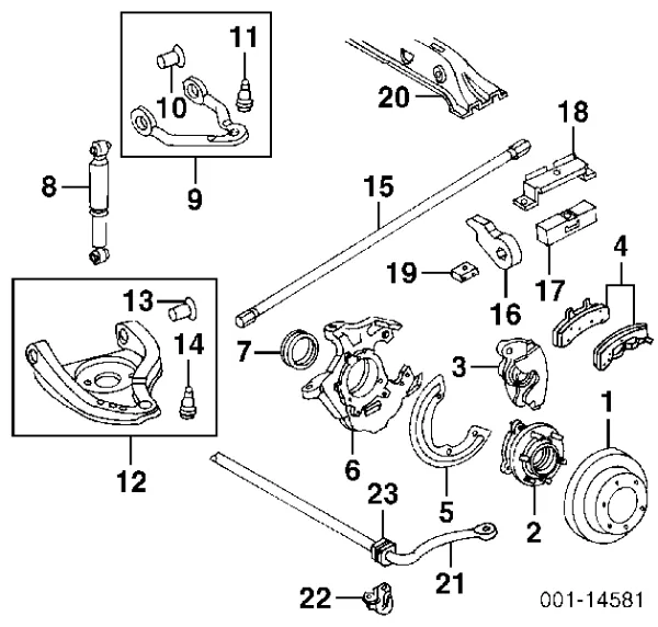 Передня маточина 15997071 General Motors