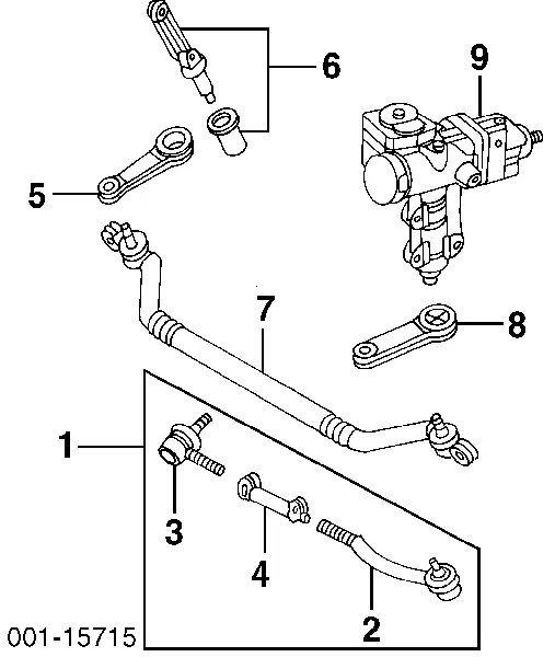 Рульовий наконечник 90510653 General Motors