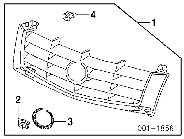 Решітка радіатора Cadillac Escalade II