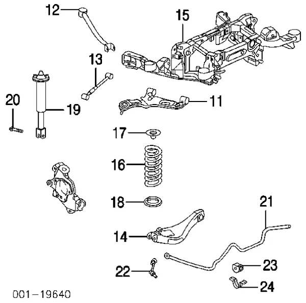 Амортизатор задній 25754648 General Motors