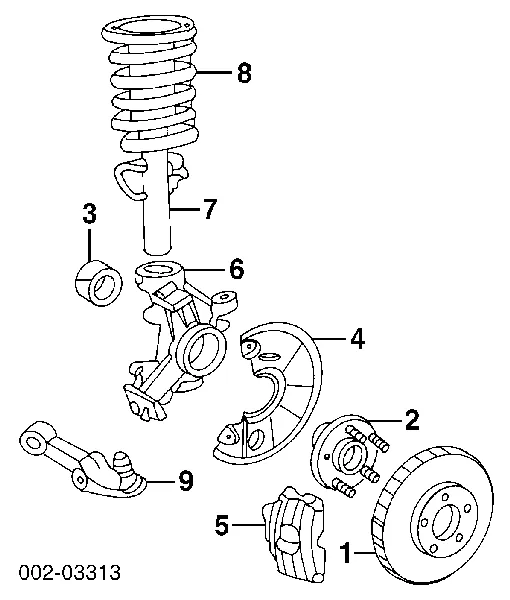 Передня маточина F2DZ1104A Ford