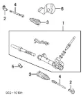 Пильник рульової рейки FORD YS4Z3K661BB