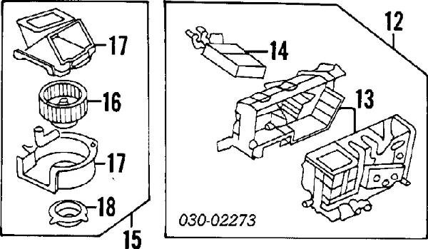 Радіатор пічки Nissan Bluebird T72 , T12
