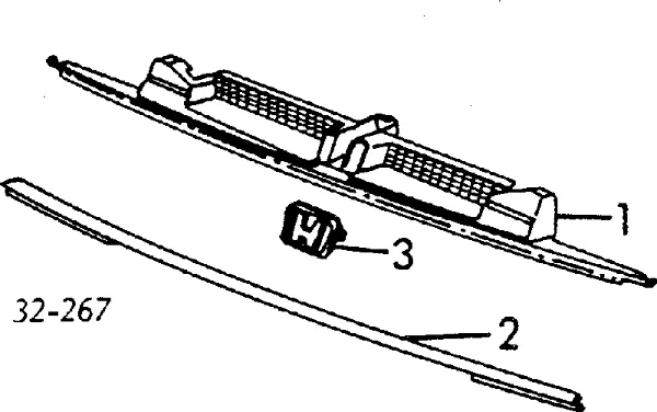 Решітка переднього бампера 62301SB0020 Honda
