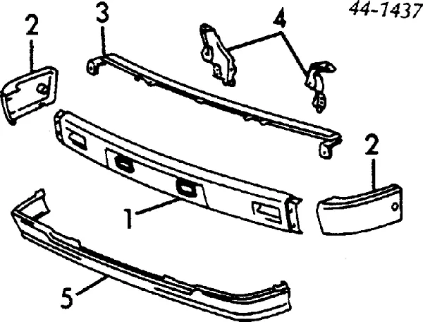 Передній бампер Toyota 4 Runner N130