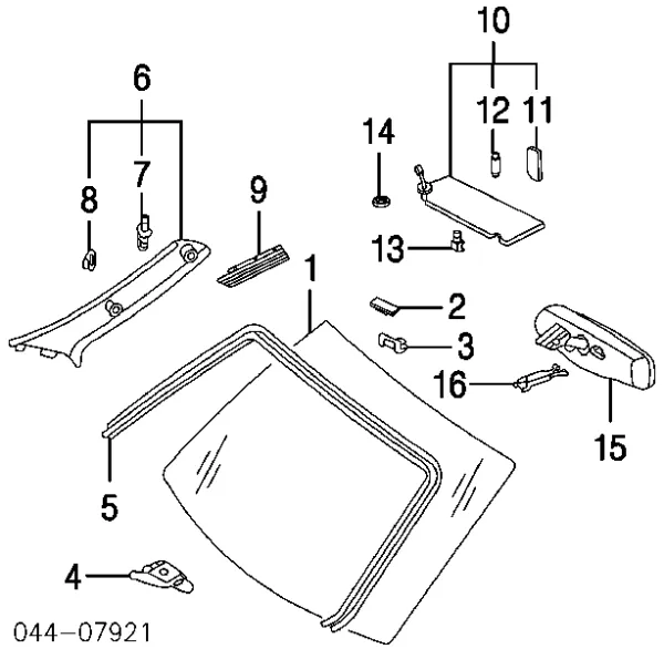 Лобове скло Toyota Solara V3