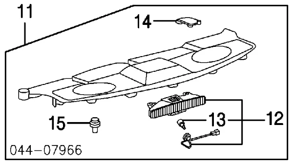 Задній стоп 81570AA030 Toyota