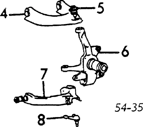 Сайлентблок переднього верхнього важеля MB109643 Mitsubishi