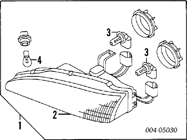 Фара ліва MB861293 Mitsubishi