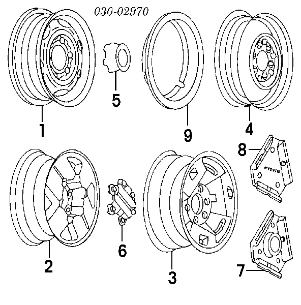 40224V5500 Nissan/Infiniti Гайка колеса