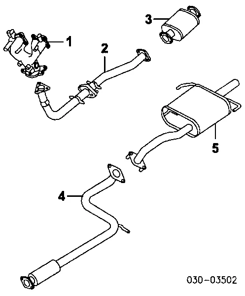 Купити Глушник, задня частина Nissan Sunny III N14