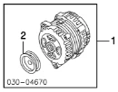 Шків генератора NISSAN 2315040U00 Шків генератора NISSAN 2315040U00