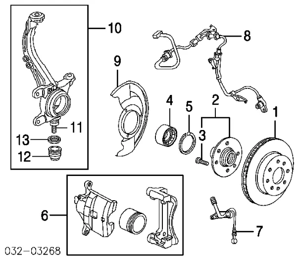 Гальмівні диски передні 45251S84A01 Honda