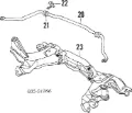Передній стабілізатор Mazda 323 BG