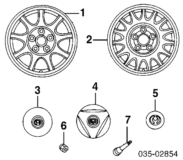 060326161A Mazda Гайка колеса