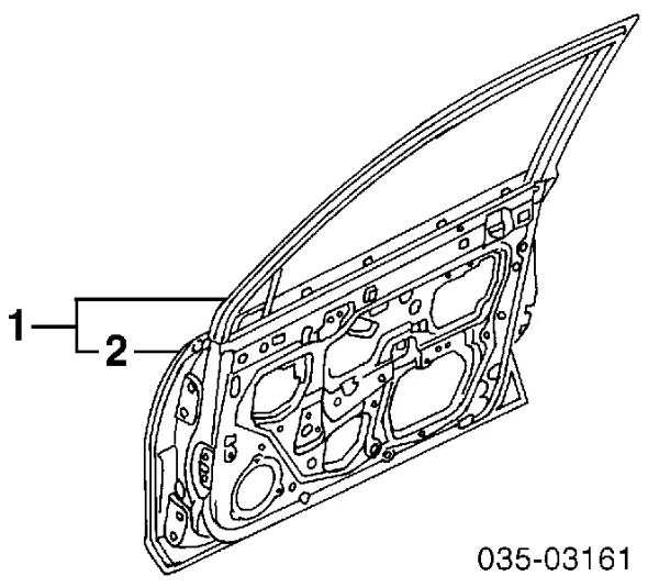 Двері передні ліві BG1N59020B Mazda
