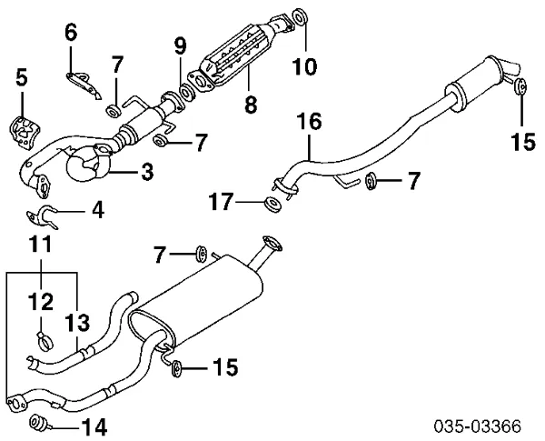 Подушка глушника BP4740061A Mazda