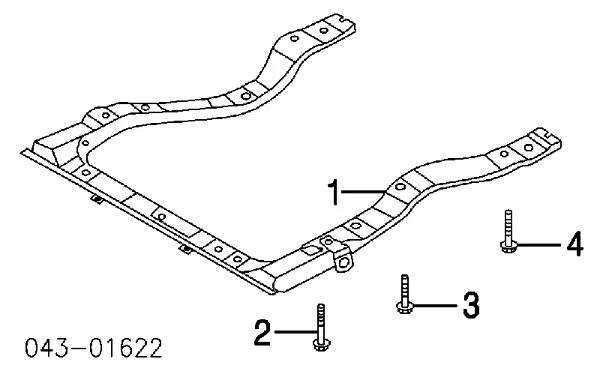 Підрамник передній 50515FE020 Subaru