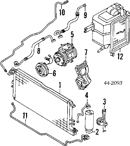 Муфта компресора кондиціонера 8841060310 Toyota
