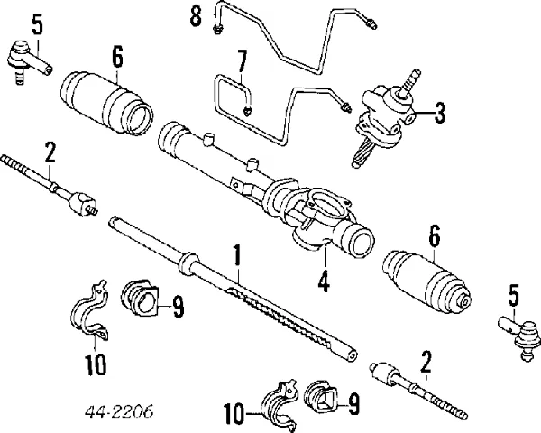 Пильник рульової рейки 26485 Maruichi-156