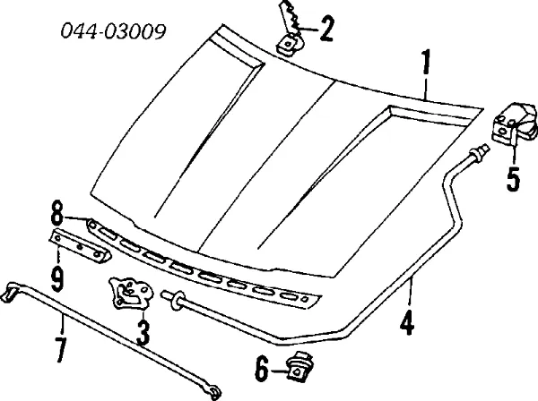 Капот 5330112561 Toyota