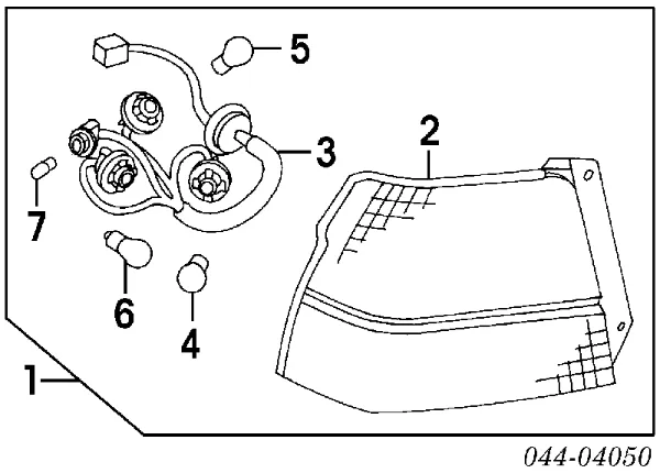 Задня права фара 8155016590 Toyota