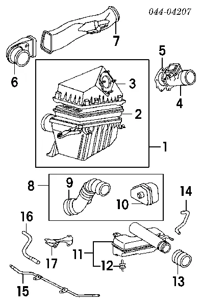 ДМРВ 2225075010 Toyota