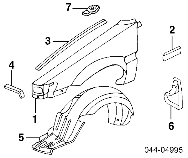 Крила Toyota Corolla E9