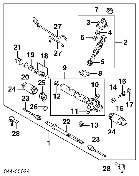 Рульова рейка 4425008010 Toyota