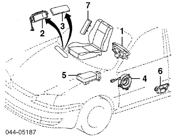 Кільце подушки безпеки Toyota Camry IV