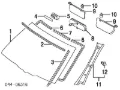 Фіксатор сонцезахисного козирка TOYOTA 7434842010A0