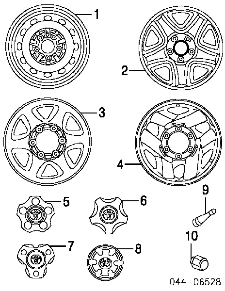 Гайка колеса на Toyota Land Cruiser PRADO J150