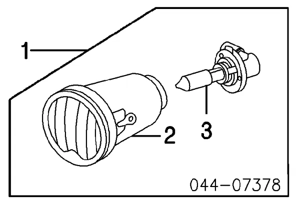 Фара протитуманна, ліва 812200C020 Toyota