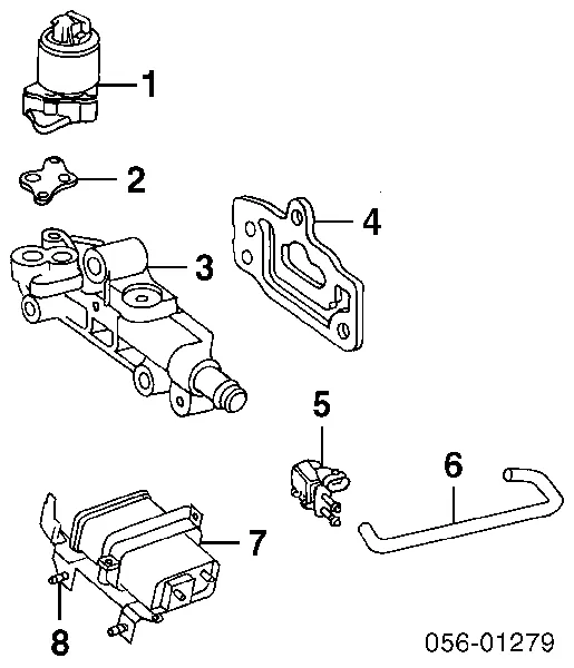 Клапан вентиляції картерних газів 8019972100 Isuzu