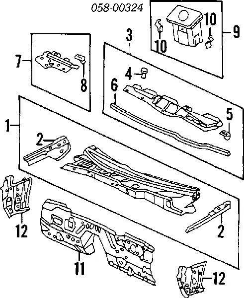 Лобове скло B14737 Romix