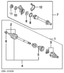 Пильник ШРКШа внутрішній, передній піввісі HONDA 44017S3VA02