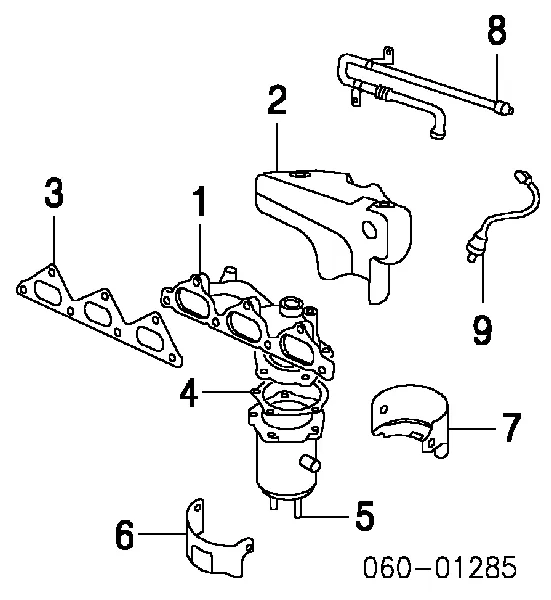 Прокладка колектора 2852135500 Hyundai/Kia