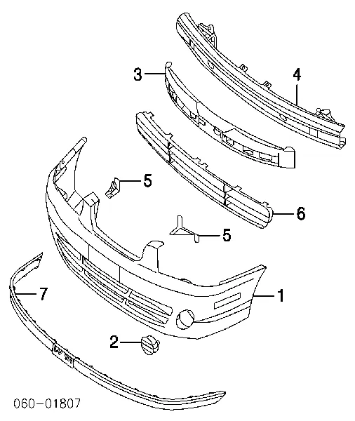 Передній бампер 865102D020PACK Hyundai/Kia