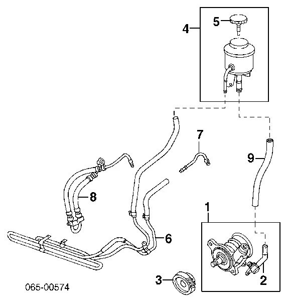 Бачок ГУР 4436060171 Toyota