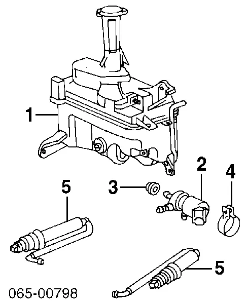 Накладка форсунки омивача фари передньої 8504530010B1 Toyota