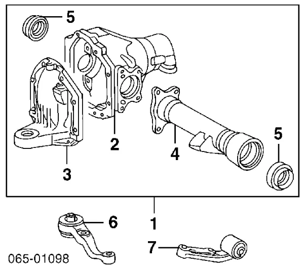 Редуктор передній 4111060820 Toyota
