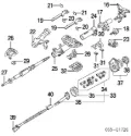 Втулка вала рульової рейки TOYOTA 4576560011